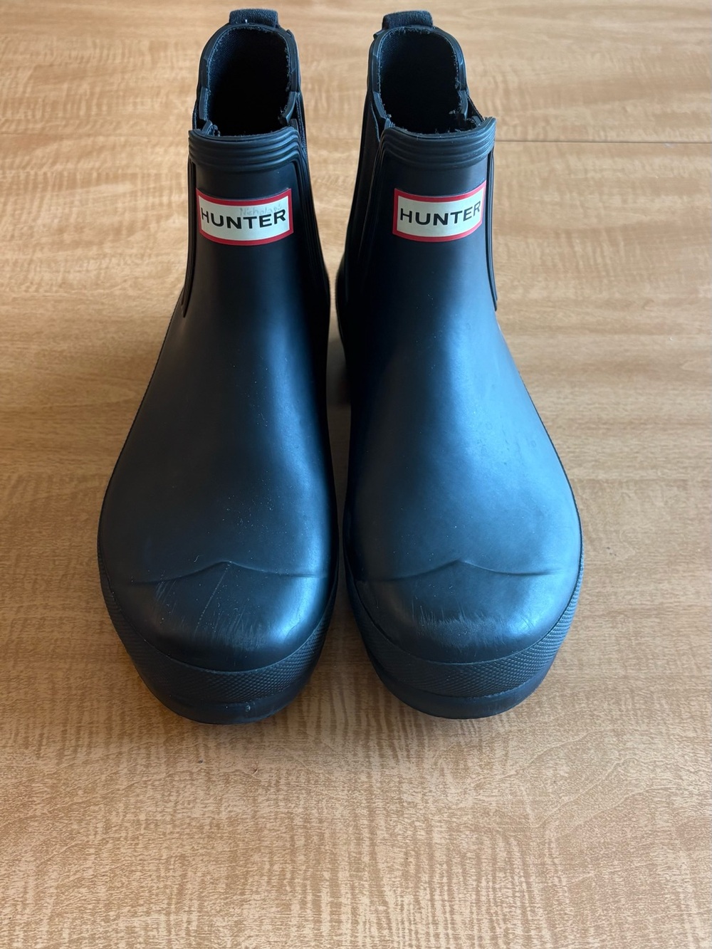 Hunter Waterproof Chelsea Rain Boots - Black - Picture 2 of 7